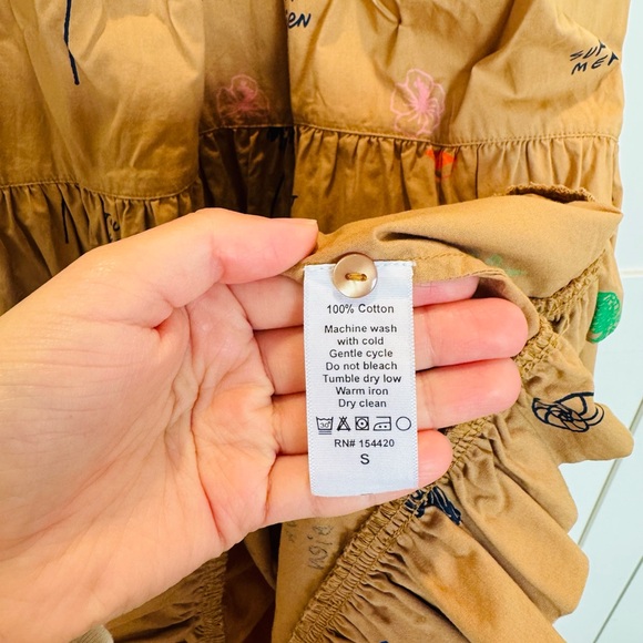 Clare V Tent Dress with Colorful Print - Picture 5 of 8